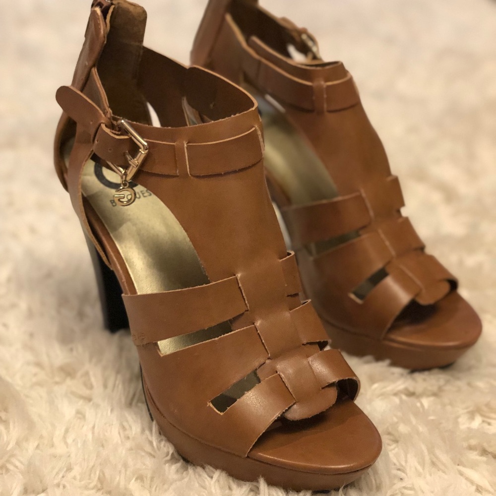 Guess brown heels